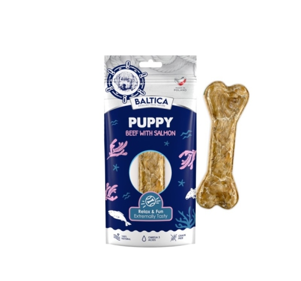 BALTICA Puppy Beef with salmon - dog chew - 1