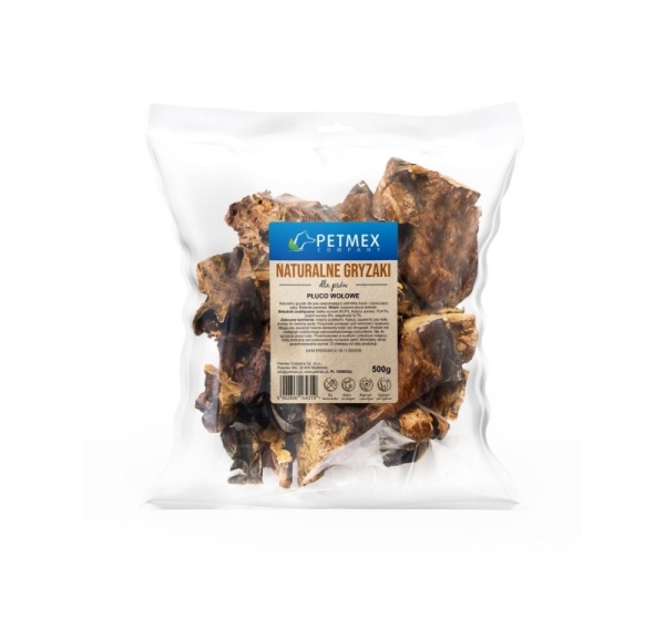 PETMEX Beef lung - dog treat - 500g