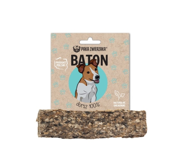 PAKA ZWIERZAKA Cod Bar 12 cm - dog treat - 28g