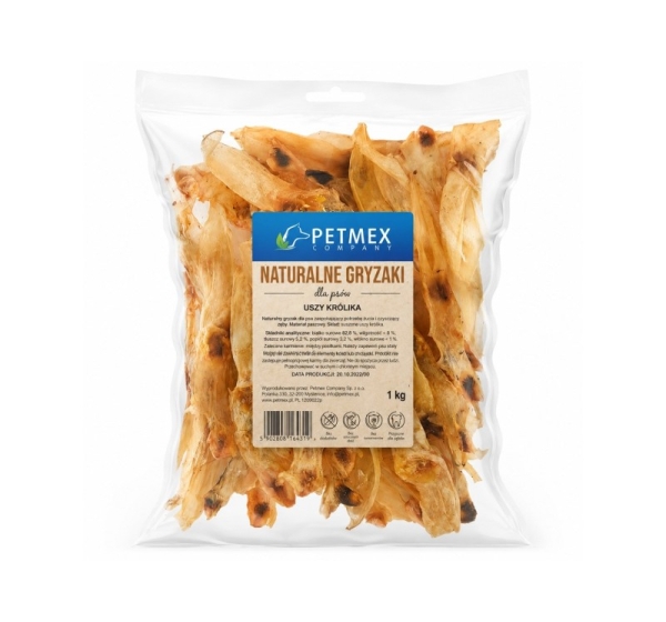 PETMEX Rabbit ears - dog treat - 1kg