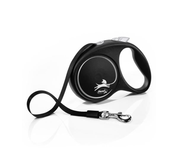 Flexi Black Design M 5 m Dog Retractable lead
