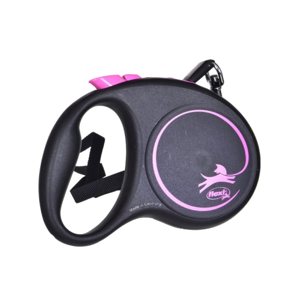 Flexi Black Design S 5 m Dog Retractable lead
