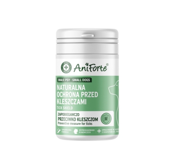ANIFORTE Tick shield Small breeds - supplements for dogs - 60 tablets