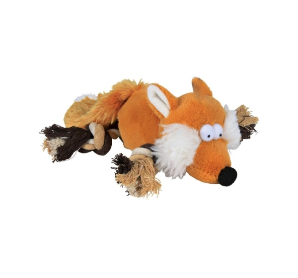 Trixie Fox Toy with Rope 34 cm 35919