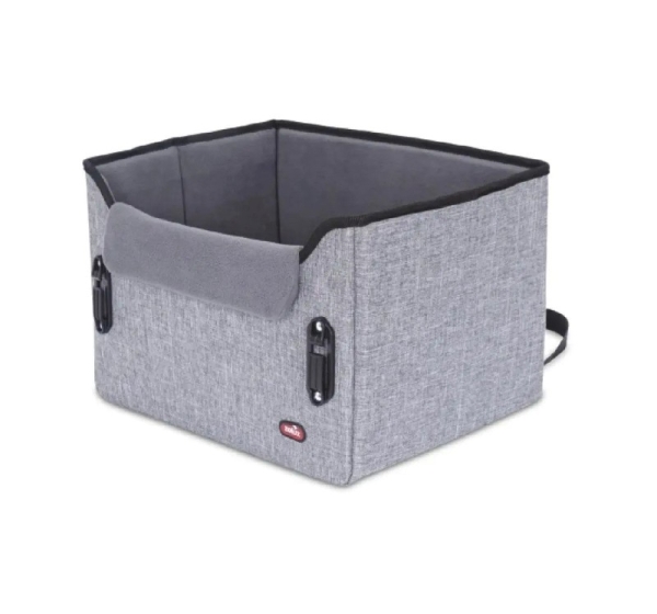 ZOLUX Nomad S grey – car seat for dogs – 41×32×28.5 cm
