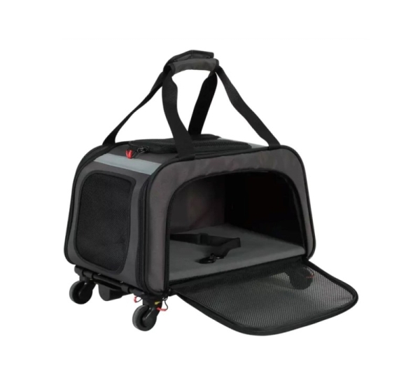 ZOLUX Nomad – wheeled pet carrier for dogs and cats – 47×32×27 cm
