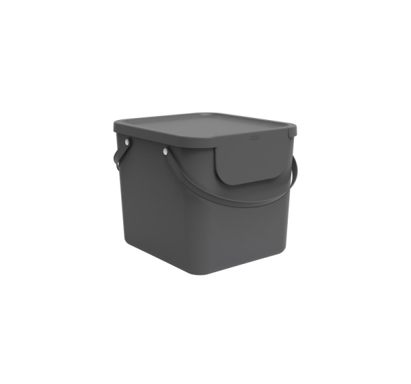 ROTHO Albula Anthracite - waste sorting container - 40l