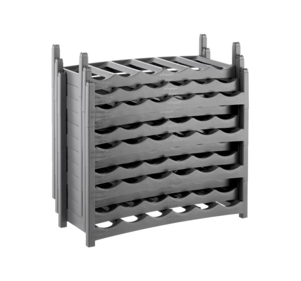 ROTHO Vario Wine Rack Anthracite - Stand for 6 Bottles