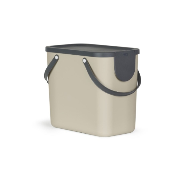 ROTHO Albula Cappuccino - waste sorting container - 25l