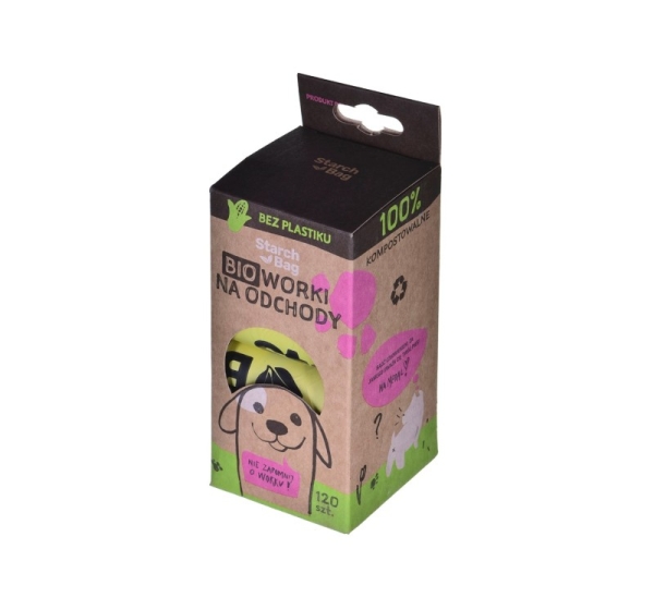 STARCH BAG - Dog poop bags - 8 x 15