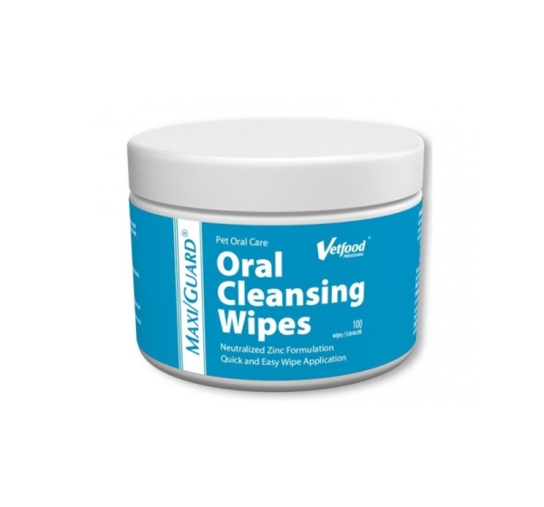 VETFOOD Maxi/Guard® Oral Cleansing Wipes - oral hygiene preparation for dogs and cats