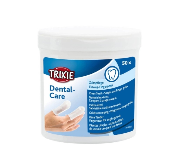 TRIXIE Dental-Care Teeth cleaning wipes - 50 pcs.
