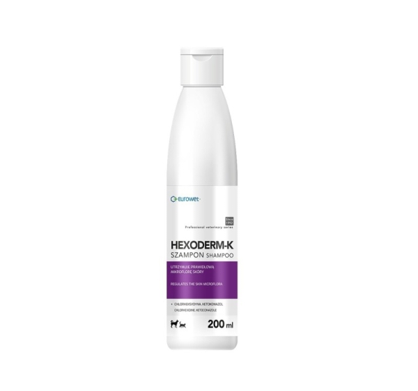 EUROWET Hexoderm-K - shampoo for dogs and cats - 200ml