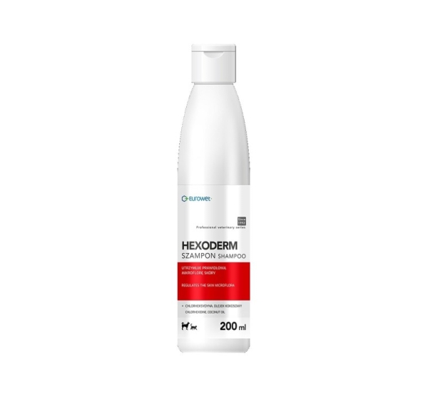 EUROWET Hexoderm - shampoo for dogs and cats - 200 ml