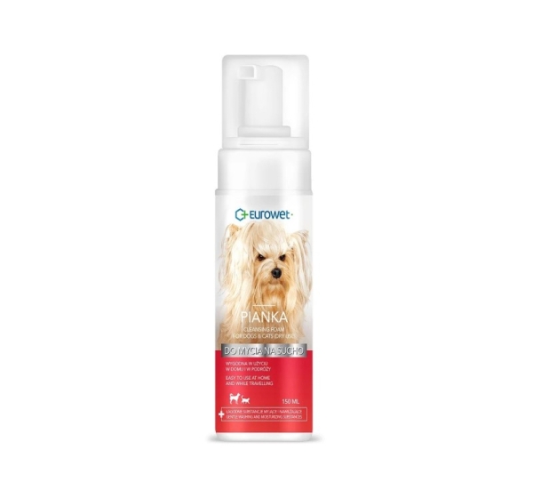 EUROWET Dry shampoo - shampoo for dogs and cats - 150ml