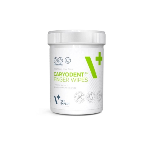 VETEXPERT Caryodent Finger Wipes - dog vitamins - 100ml