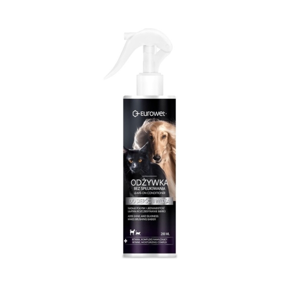 EUROWET leave-in conditioner - conditioner for dogs and cats - 200 ml