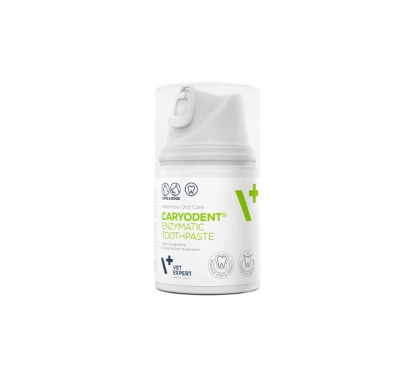 VETEXPERT Caryodent Enzymatic Toothpaste - enzymatic toothpaste for dogs and cats - 50 ml