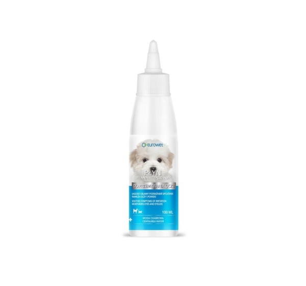 EUROWET eye liquid - eye cleaning liquid for dogs and cats - 100 ml