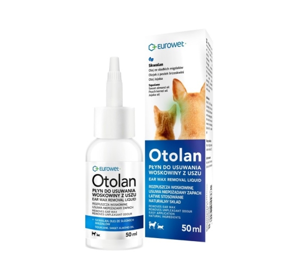 EUROWET Otolan - ear wax removal liquid for dogs and cats - 50 ml