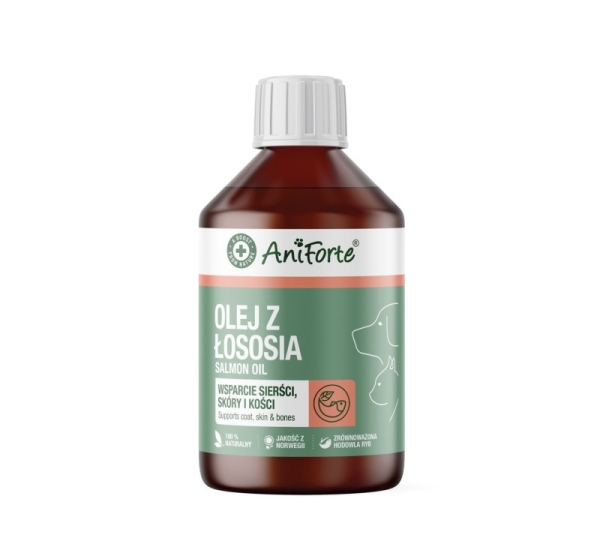 ANIFORTE Salmon oil - supplements for dogs and cats - 250ml