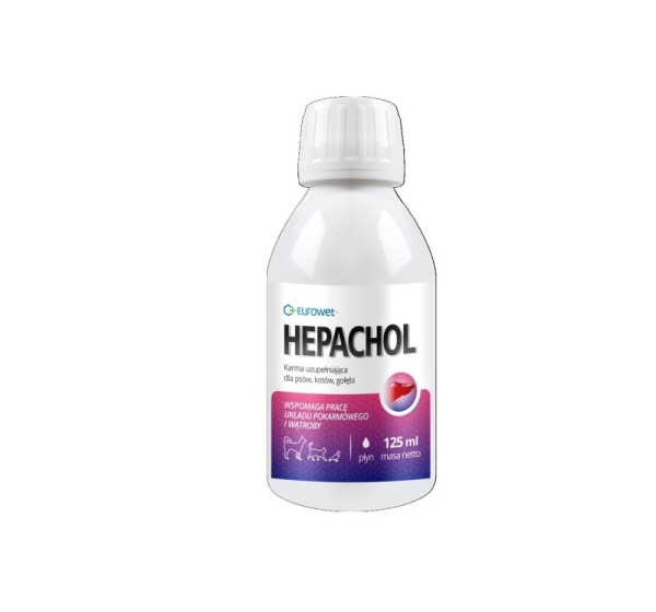 EUROWET Hepachol- supplements for dogs and cats - 125ml