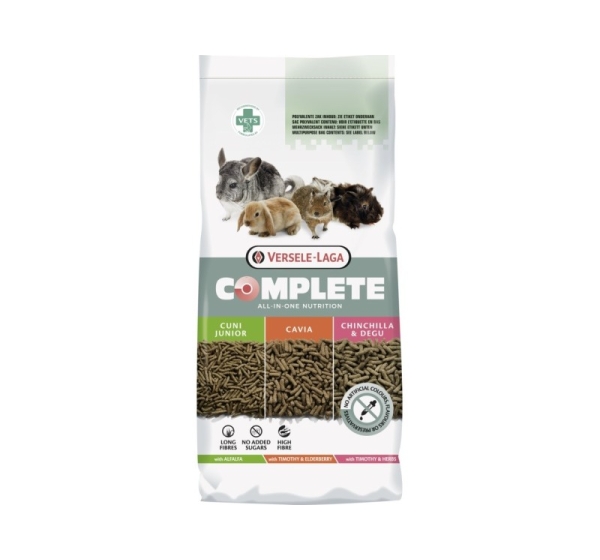 VERSELE LAGA Complete Chinchilla Degu - Food for degus and chinchillas - 8 kg