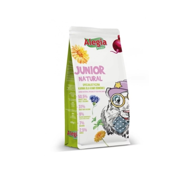 ALEGIA Junior Natural - food for domestic cavies - 650g