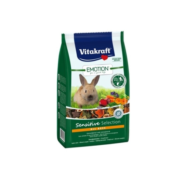 VITAKRAFT EMOTION Sensitive dry rabbit food - 600 g