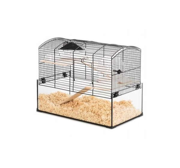 ZOLUX Cage Neo Panas Little with glass cuvette, black
