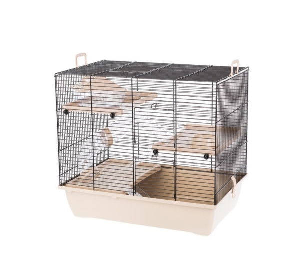 INTER-ZOO Pinky 3 Zinc Beige - cage for a hamster