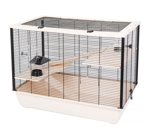 INTER-ZOO Hugo Wood beige - cage for rodents - 78 x 48 x 58cm