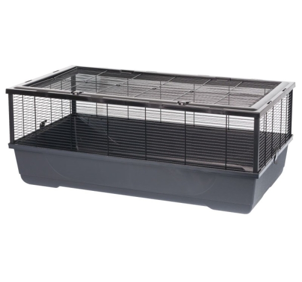 INTER-ZOO Bernie black - cage for rodents - 100 x 54 x 39cm
