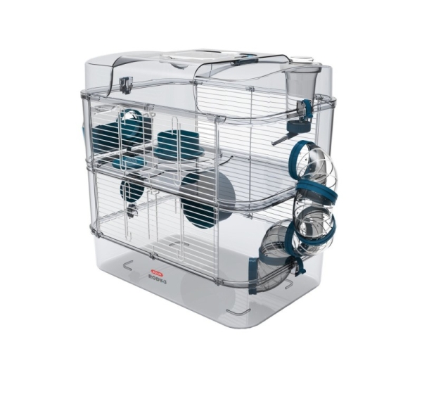 ZOLUX Rody3 DUO - rodent cage - Blue