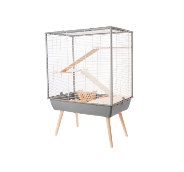 Zolux Cage Neo Cozy Large Rodents H80, grey color