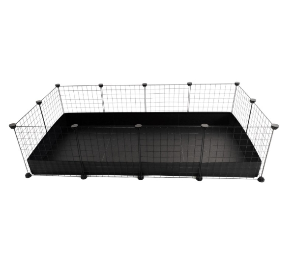 C&C Modular cage 4x2 145 x 75 cm black