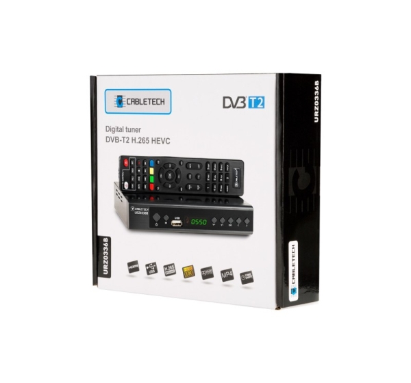 Cabletech DEKODER DVB-T2 H.265 HEVC URZ0336