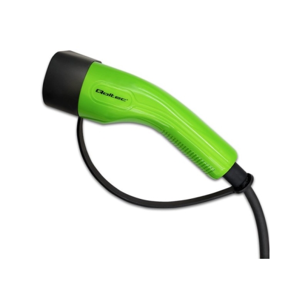 Qoltec Mobile EV Car Charger Adjustable 2in1 Type2 7kW 230V CEE 3 PIN