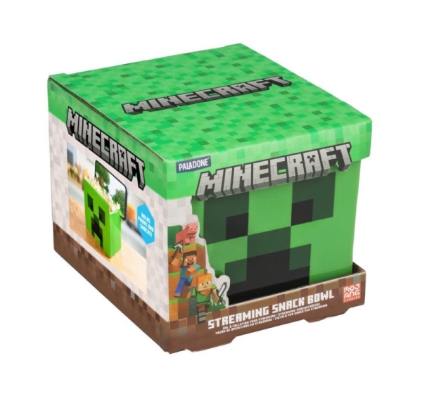 PP MINECRAFT CREEPER STREAMING SNACK BOWL