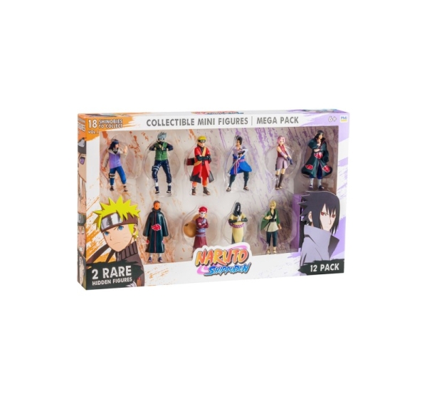 NARUTO SHIPPUDEN FIGURES -12 PACK DELUXE EDITION VER. B