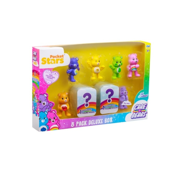 CARE BEARS S1 FIGURES - 8 PACK DELUXE BOX (ASSORTMENT)