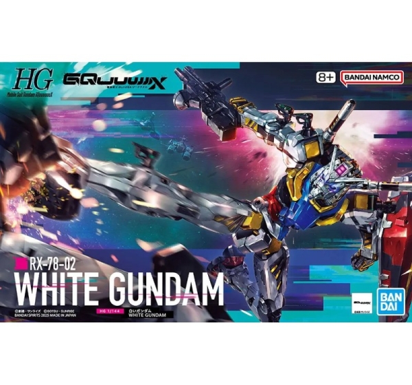 HGGQ 1/144 RX-78-02 WHITE GUNDAM