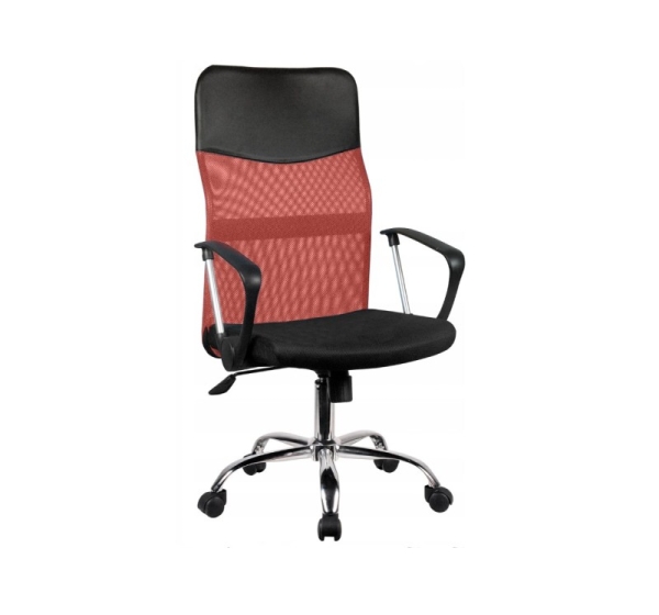 Topeshop KRZESŁO NEMO CZERWON office/computer chair Padded seat Mesh backrest