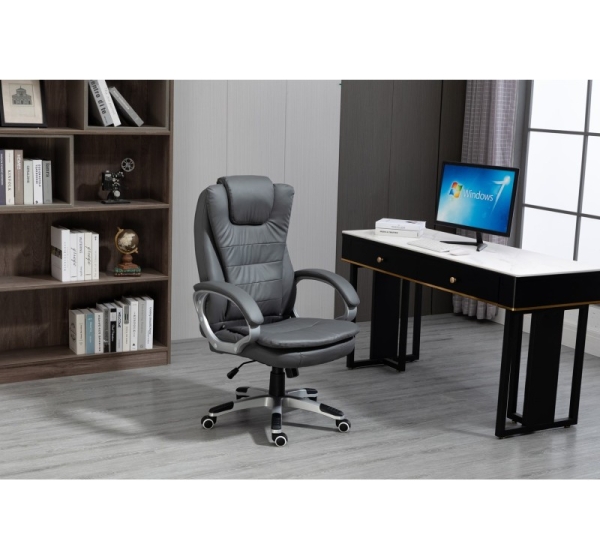 Activejet heated office chair with massage YK7304 grey