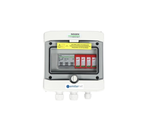 Switchgear attached AC Hermetic IP65 Emitter With AC Dehn Type 2 Surge Arrester , 16A 3-F
