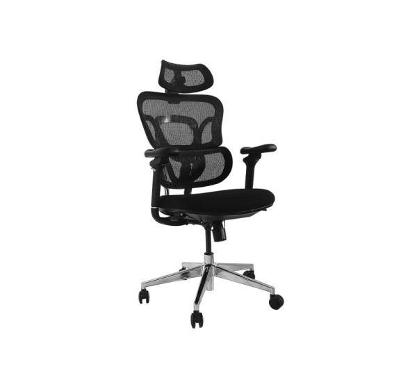 Equip Ergonomic Office Chair with Headrest and Armrests, Black