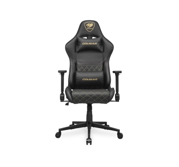 COUGAR Armor One V2 Gold Gaming Chair, Black