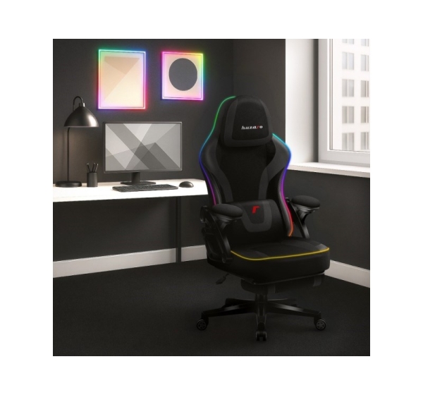RGB Black Mesh gaming chair