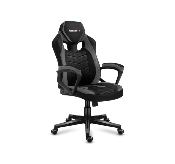 Huzaro FORCE 2.5 GREY MESH Gaming armchair Mesh seat Black, Grey