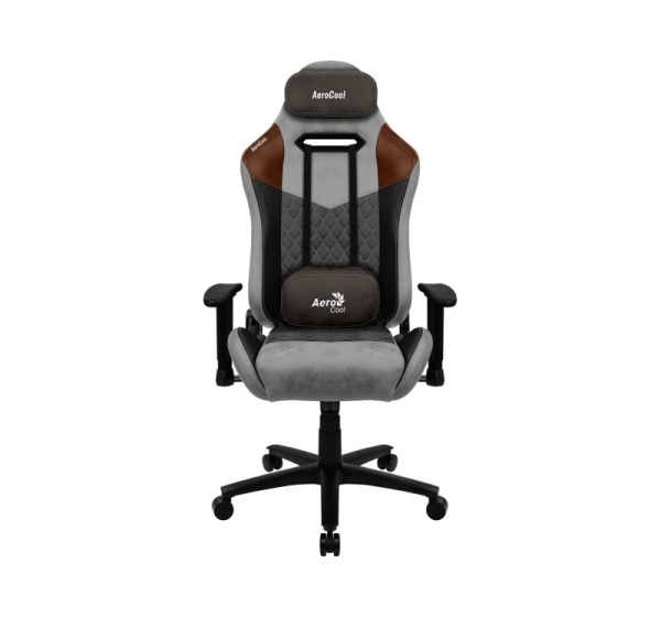 Aerocool DUKE AeroSuede Universal gaming chair Black, Brown, Grey